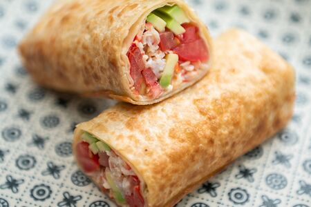 Шаурма с крабом