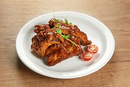 Свиные ребрышки BBQ