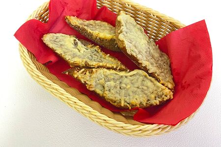 Чесночный ржаной багет