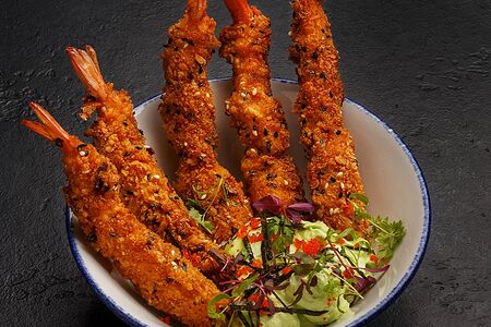 Хрустящие креветки