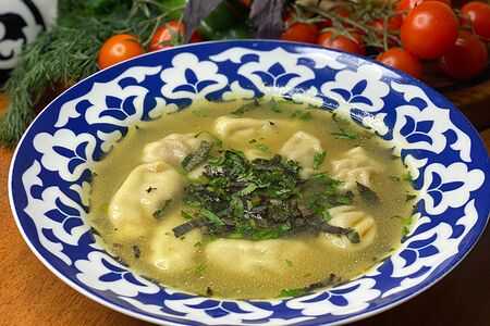 Кюрза с бульоном