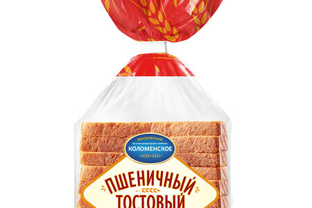 Хлеб Пшеничный Тостовый в нарезке Коломенское