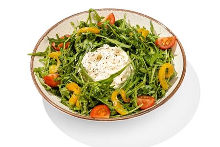 С рукколой и страчателлой