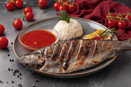 Форель на мангале