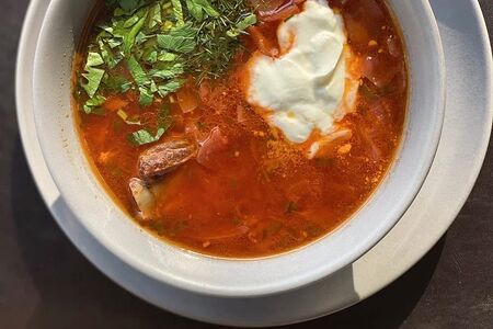 Борщ с говядиной