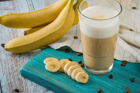 Латте Банановый милкшейк vegan