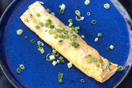 Омлет с сыром и зеленью