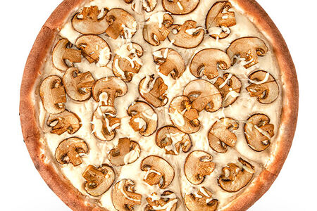 Пицца Грибной Жюльен тонкое тесто средняя (30см)