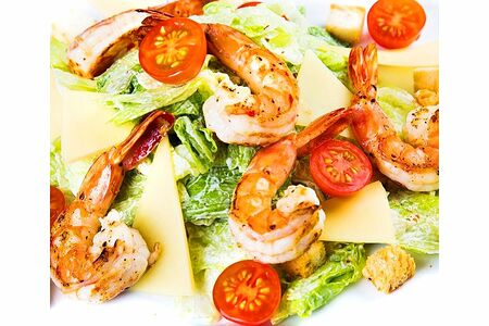 Цезарино с креветками