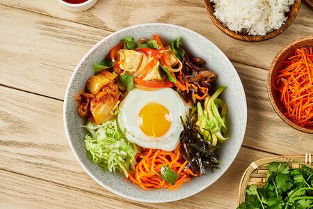 Пибимпаб с тофу