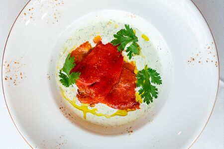 Запеченные перцы на углях с мацони