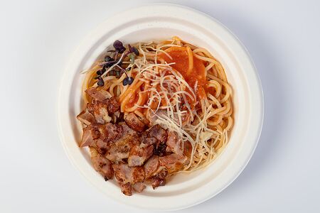 Паста с беконом