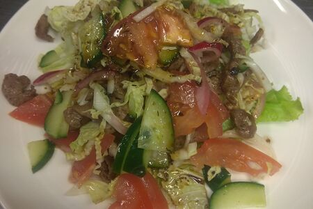 Салат с Говядиной