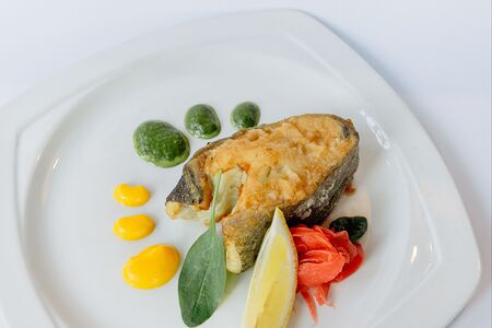 Жареный палтус