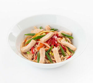 Лапша с курицей