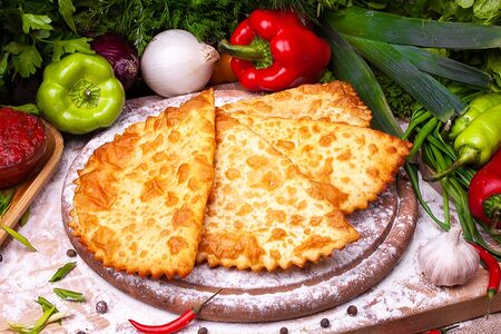 Чебурек с говядиной 