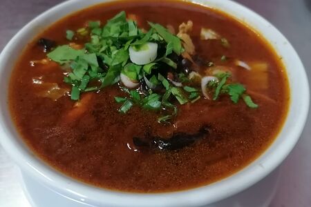 Шанхайский куриный суп средней остроты