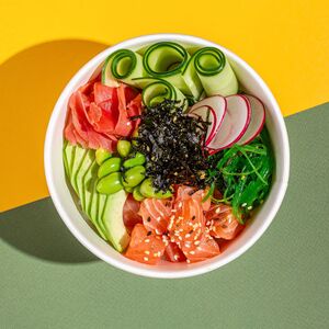 Поке с лососем