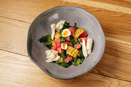 Салат с камчатским крабом