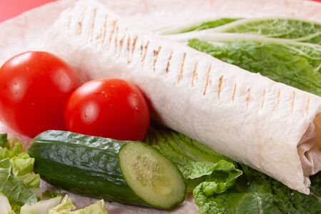 Овощная шаурма