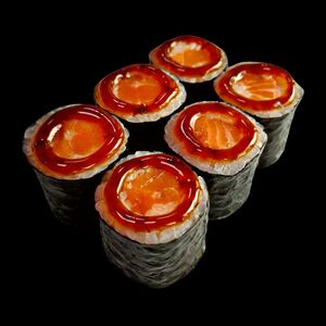 Сяки маки кунсей с копчёным лососем