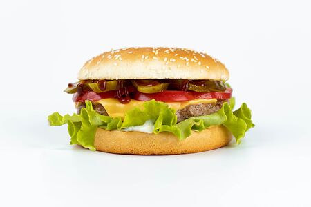 Бургер со свининой