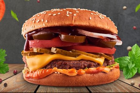 Огненный бургер