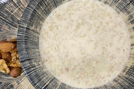 Каша овсяная на молоке