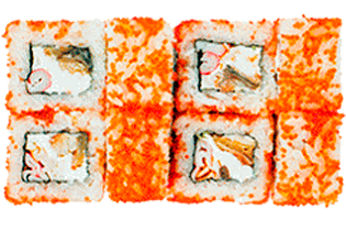 Калифорния с угрем