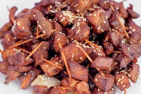 Жареные шашлычки