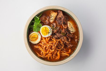 Кимчи рамён с говядиной