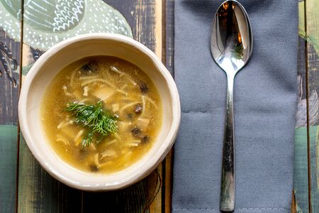 Грибная лапша