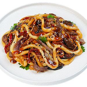 Удон с говядиной