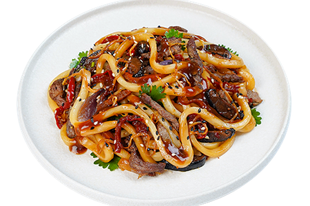 Удон с говядиной