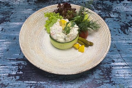 Оливье с курочкой детский