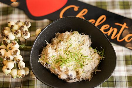 Ньокки в сливочно-грибном соусе