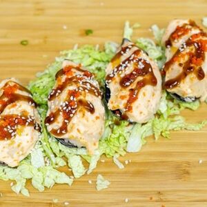 Мидии в сырном соусе