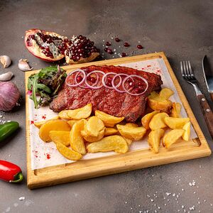 Запеченные свиные ребра в кисло-сладком соусе