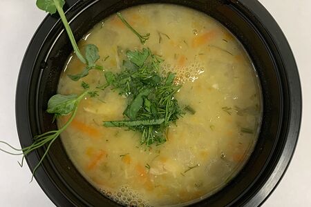 Суп гороховый с копчёностями