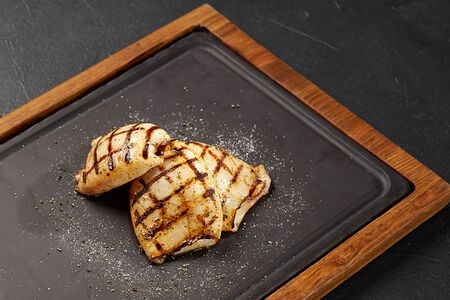 Командорский кальмар на гриле