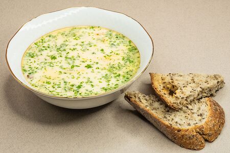 Рыбный сливочный суп