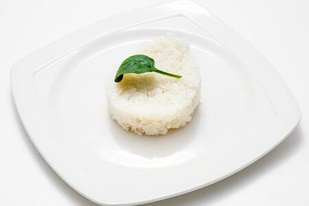 Рис белый припущенный