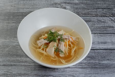 Суп куриный