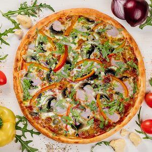 Пицца Ветчина и грибы