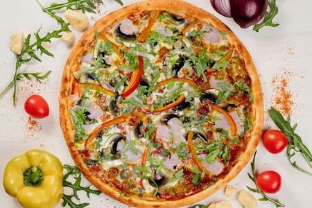 Пицца Ветчина и грибы