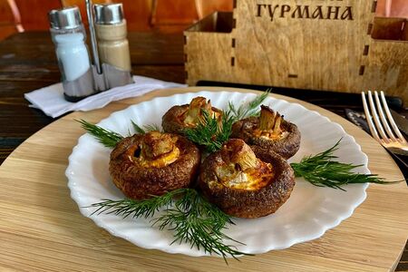 Шампиньоны на углях