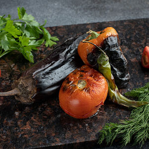 Овощи на мангале