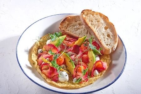 Фриттата аль сальмоне