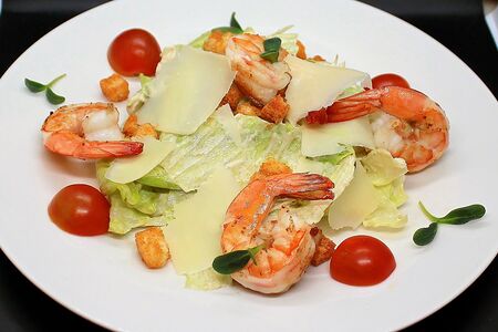 Цезарь с креветками