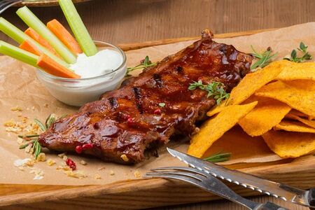 Ребра свиные барбекю